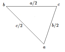 triangle médian